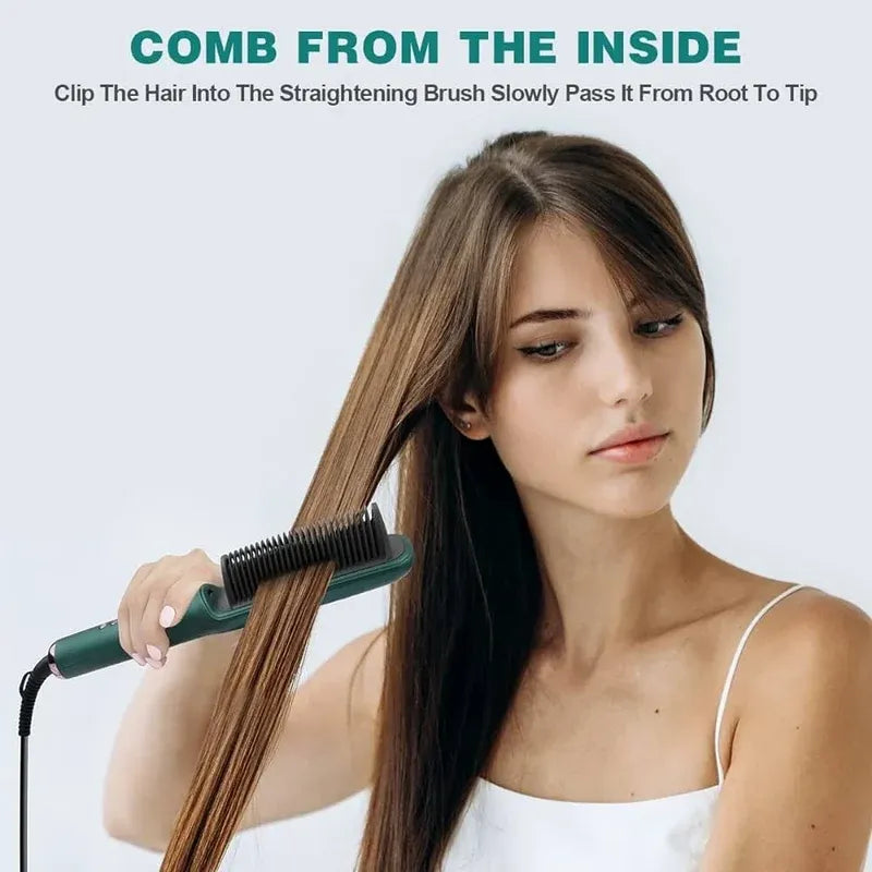 5-in-1 Hair Straightener Comb Brush Hair Inside Comb