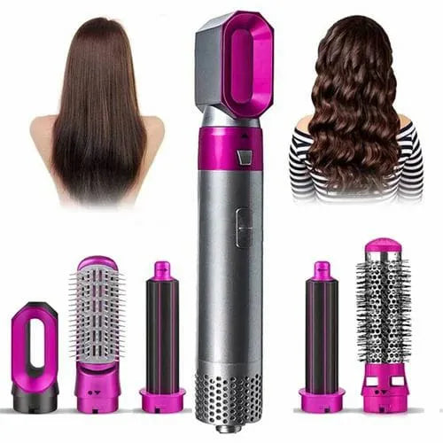 5-in-1 Hair Dryer Styling Tool Before and After