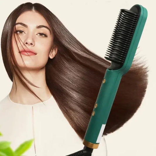 5-in-1 Hair Straightener Comb Brush Main View