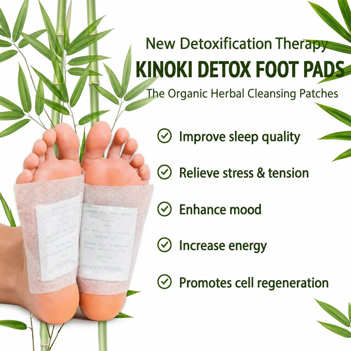 Kinoki Detox Foot Pads benefits for overnight foot care