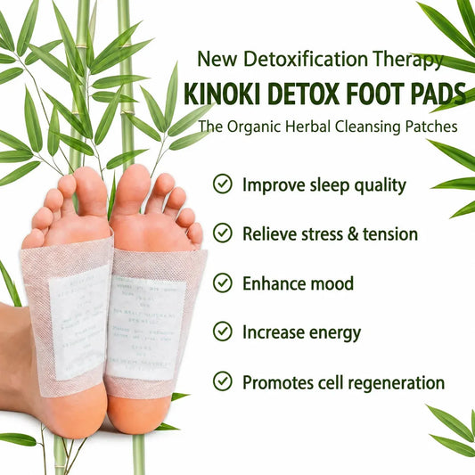 Kinoki Detox Foot Pads benefits for overnight foot care