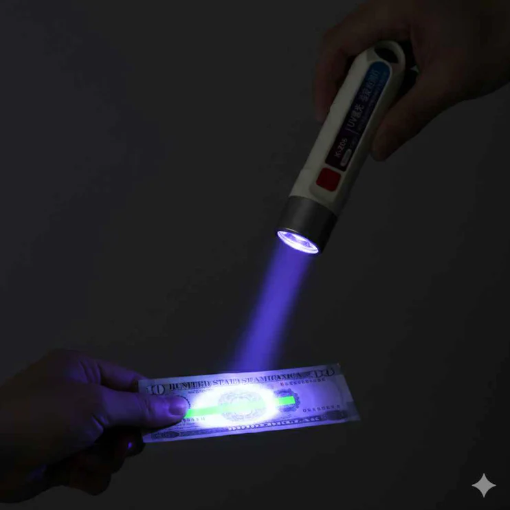 Money Detector UV light Handheld LED (Imported)