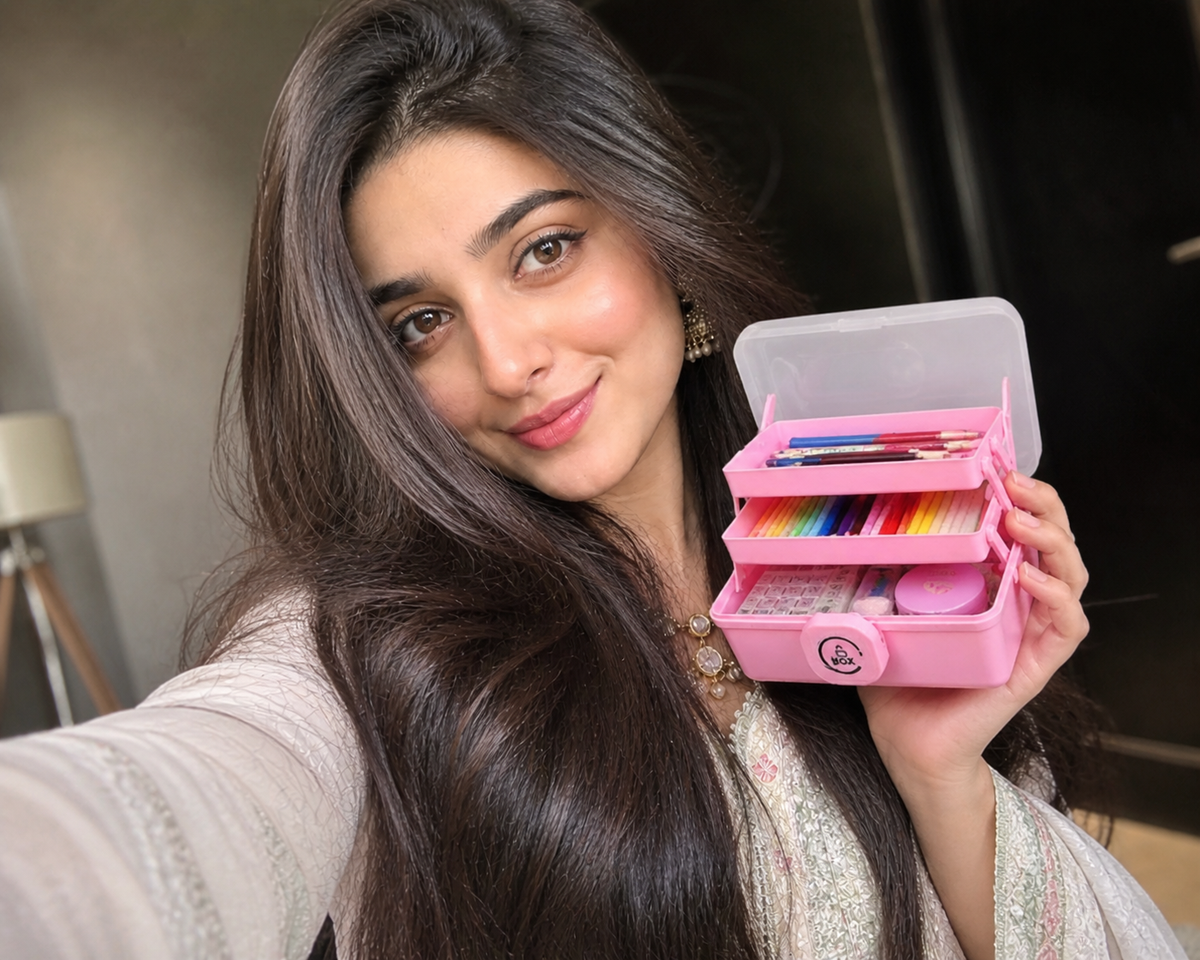 versatile multi-layer plastic storage box, Stationary & Jewelry Storage