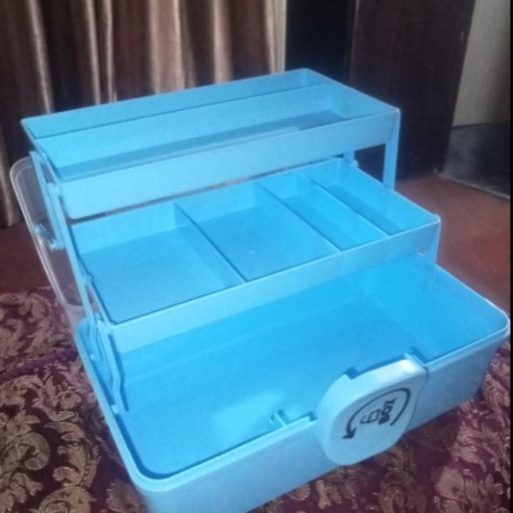 versatile multi-layer plastic storage box, Stationary & Jewelry Storage