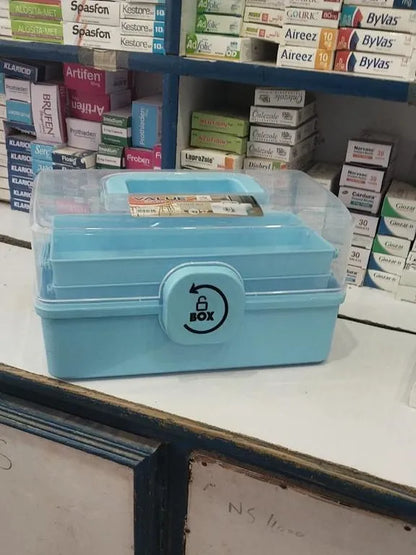 versatile multi-layer plastic storage box, Stationary & Jewelry Storage