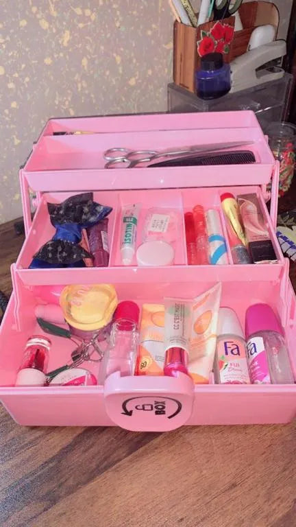 versatile multi-layer plastic storage box, Stationary & Jewelry Storage