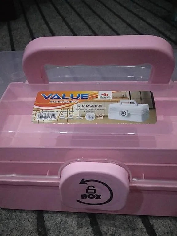 versatile multi-layer plastic storage box, Stationary & Jewelry Storage