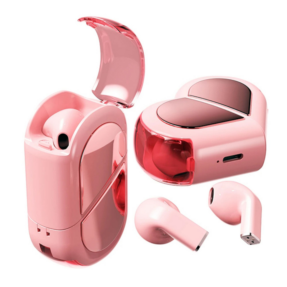 HeartBuds™ – Premium Heart Shape Earbuds | HD Sound | Perfect Gift