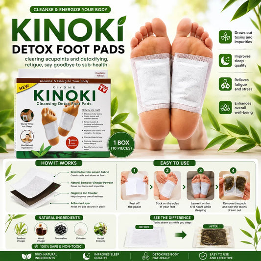 Kinoki Detox Foot Pads – Overnight Foot Care