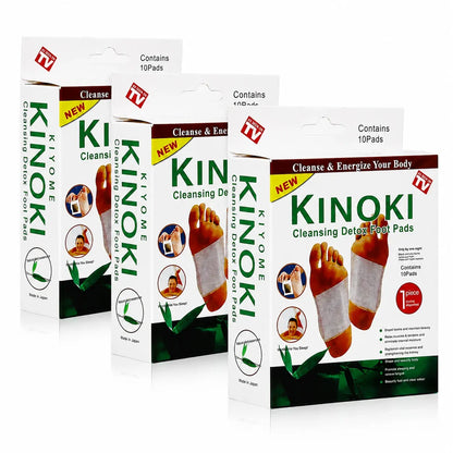 Kinoki Detox Foot Pads package and product